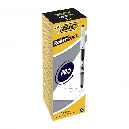 bic-537r-black-05mm-needlepoint-tip-liquid-ink-roller-pen-assorted-colours-parent-05mm-box-of-12--bicpro05black