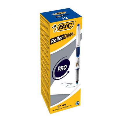 bic-537r-blue-05mm-needlepoint-tip-liquid-ink-roller-pen-assorted-colours-parent-07mm-box-of-12--bicpro07blue