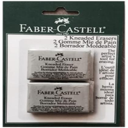 Faber-Castell Large Kneaded Erasers Pack of 2 EAN: 9555684619358